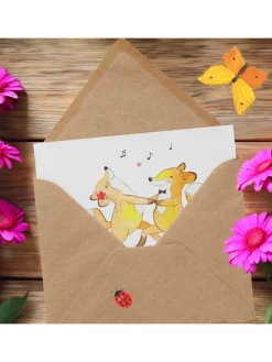 Gutschein Tanzkurs Glück mit Spruch in Weiß