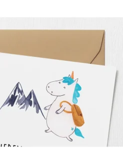 Gutschein Wanderung Abenteuer mit Spruch in Weiß