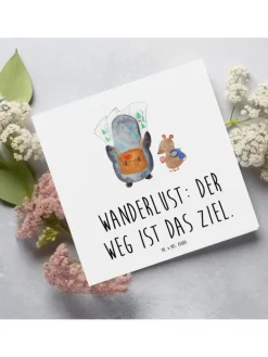 Gutschein Wanderung Lebensweg mit Spruch in Weiß