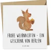 Gutschein Weihnachten Geschenk Herz mit Spruch in Weiß