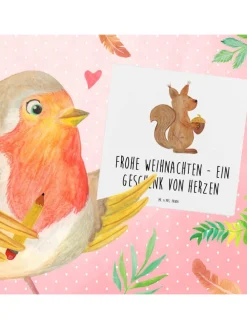 Gutschein Weihnachten Geschenk Herz mit Spruch in Weiß