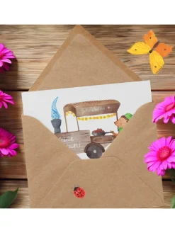 Gutschein Weihnachtsmarktbesuch mit Spruch in Weiß