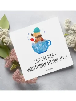 Gutschein Wellness Zeit mit Spruch in Weiß