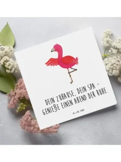 Gutschein Wellnessabend Zuhause mit Spruch in Weiß