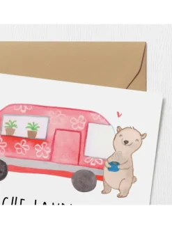 Gutschein Wochenendtrip auf dem Land mit Spruch in Weiß