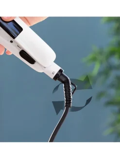 Haarglätter aus Keramik mit Dampffunktion - (B)29 x (H)3,5 x (T)4 cm