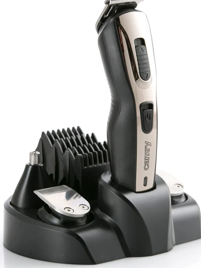 Haarschneidemaschine in Silber/ Schwarz - (B)13,5 x (H)20 x (T)9 cm