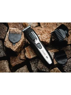 Haarschneidemaschine in Silber/ Schwarz - (B)13,5 x (H)20 x (T)9 cm