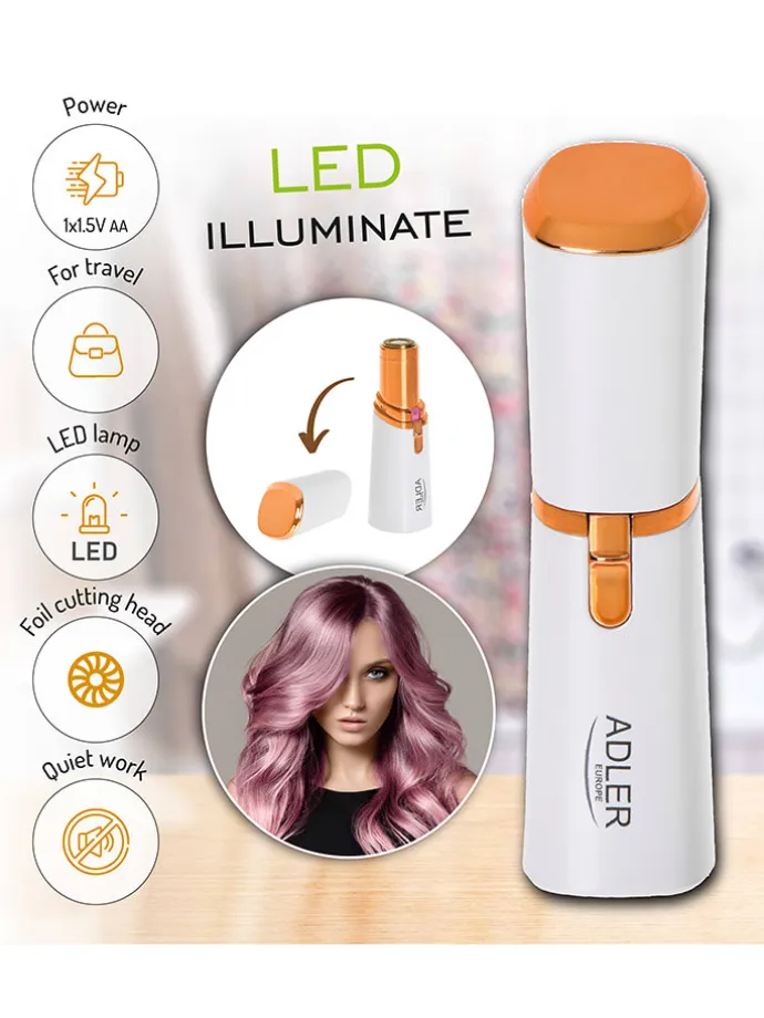 Haartrimmer "AD 2939" in Weiß