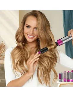 Haartrockner & Stylinggerät in Grau/ Pink