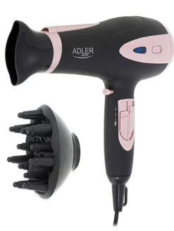 Haartrockner "AD 2248" in Schwarz/ Rosa