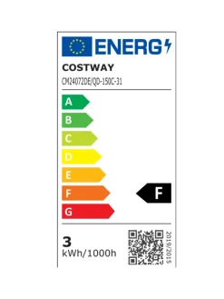 Halber Künstlicher Weihnachtsbaum LED in Grün