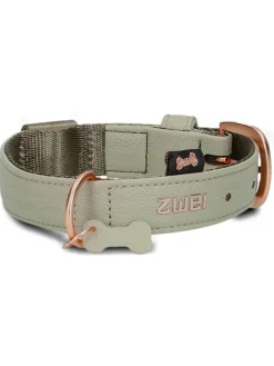 Halsband in Hellgrün - (L)38 cm