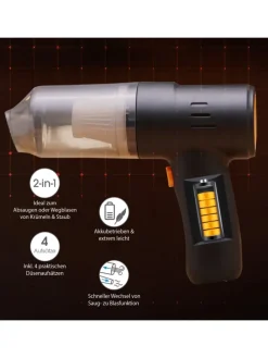 Handstaubsauger PocketVac in Schwarz