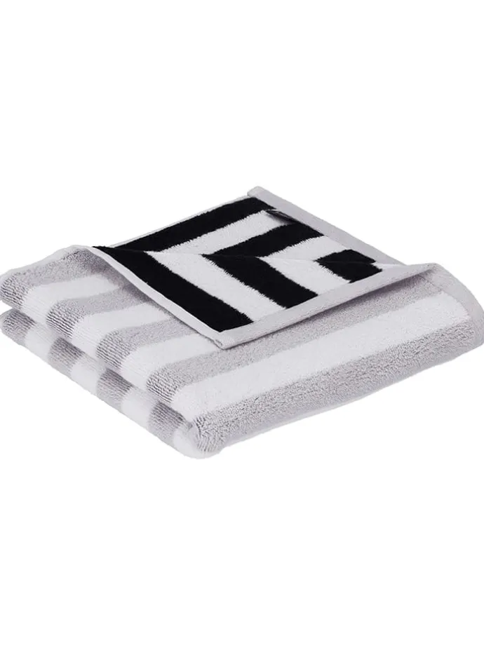 Handtuch "Calango" in Grau/ Schwarz