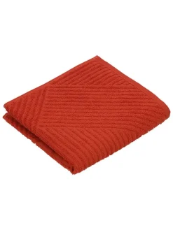 Handtuch "Nuria" in Braunrot