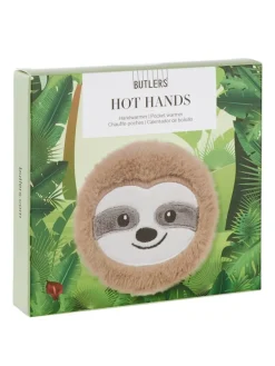 Handwärmer CLICK IT Faultier in Hellbraun