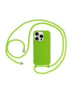 Handy Hülle Umhängehülle kompatibel mit Iphone 15 Grün in Grün