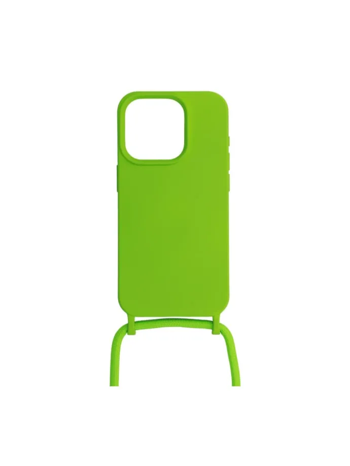 Handy Hülle Umhängehülle kompatibel mit Iphone 15 Grün in Grün
