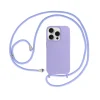 Handy Hülle Umhängehülle kompatibel mit Iphone 15 Pro Max lila in lila