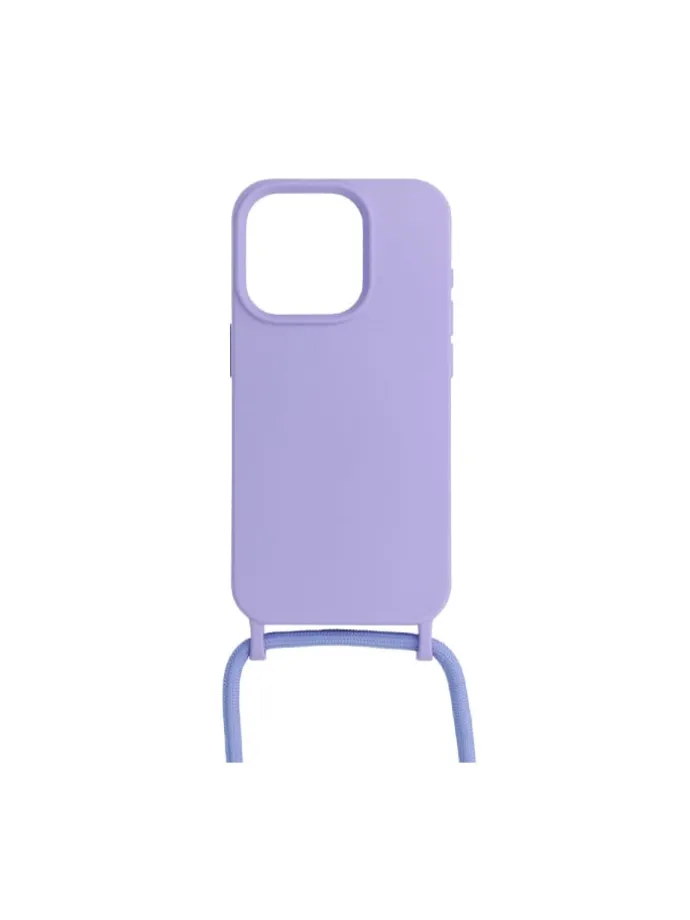 Handy Hülle Umhängehülle kompatibel mit Iphone 15 Pro Max lila in lila