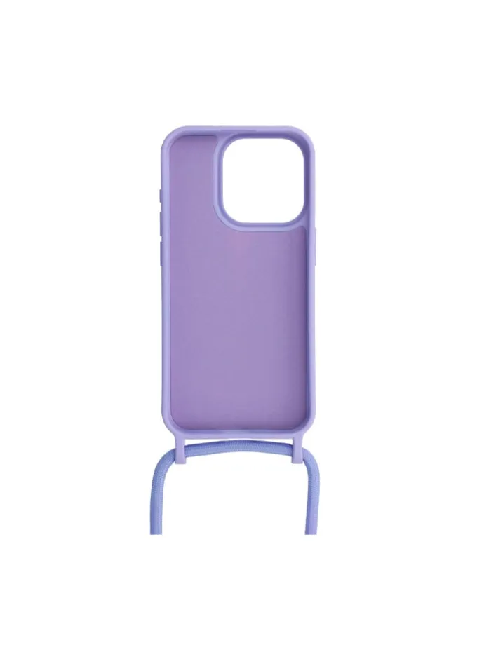 Handy Hülle Umhängehülle kompatibel mit Iphone 15 Pro Max lila in lila
