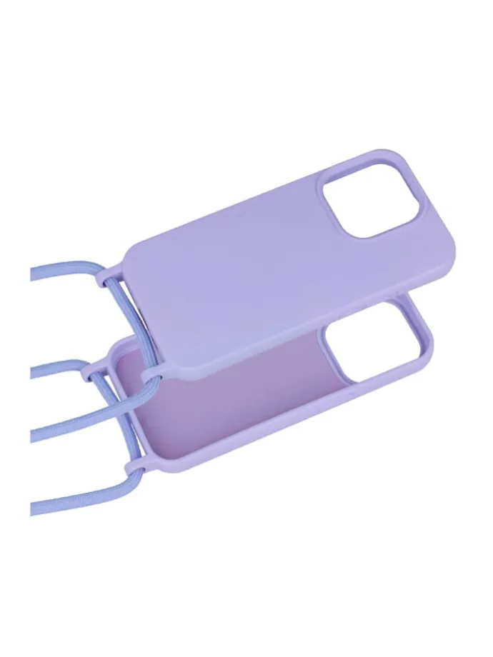 Handy Hülle Umhängehülle kompatibel mit Iphone 15 Pro Max lila in lila