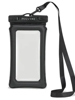 Handyhülle in Schwarz - (B)7,5 x (H)15,5 x (T)1 cm