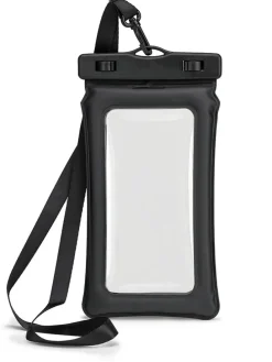 Handyhülle in Schwarz - (B)7,5 x (H)15,5 x (T)1 cm