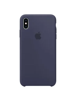 Handyhülle Silikon Case für iPhone XS Max MRWG2ZM/A in blau