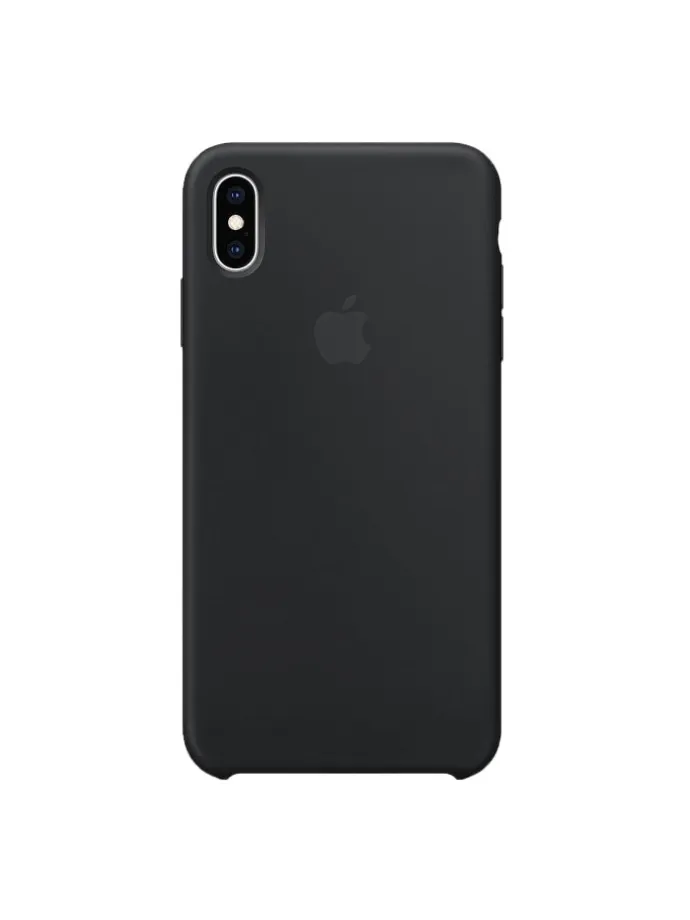 Handyhülle Silikon Case iPhone XS Max MRWE2ZM/A in schwarz
