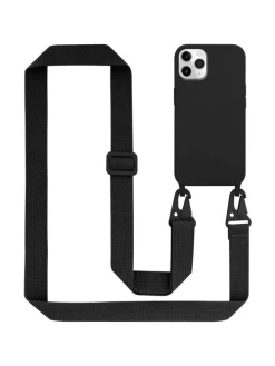 Handykette für Apple iPhone 11 PRO MAX Hülle in LIQUID SCHWARZ