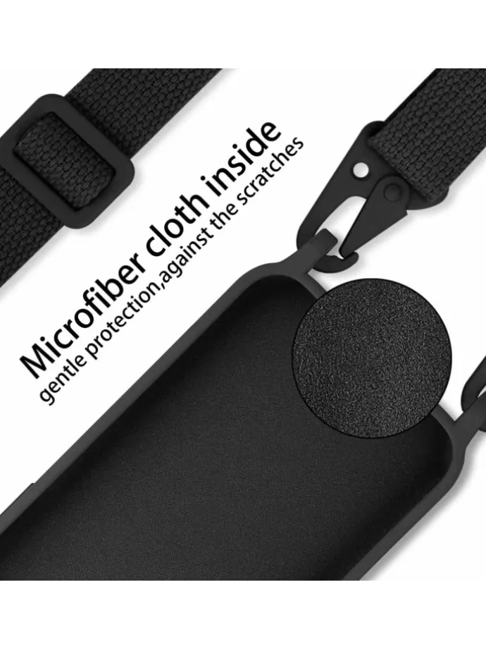 Handykette für Apple iPhone 13 Hülle in LIQUID SCHWARZ