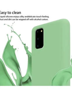 Handykette für Samsung Galaxy S20 Hülle in LIQUID HELL GRÜN