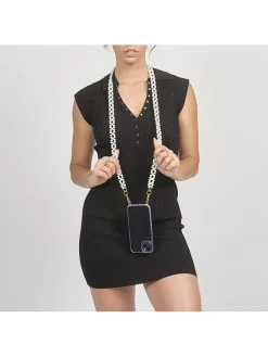 Handykette in Weiß - (L)120 cm