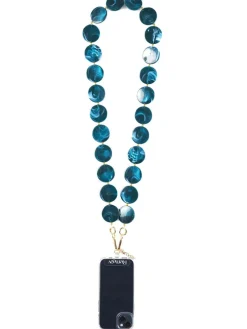 Handykette "Milan" in Blau - (L)123 cm