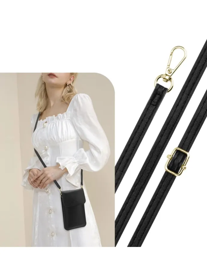 Handytasche für Apple iPhone 7 / 7S / 8 Hülle Umhängetasche in Schwarz