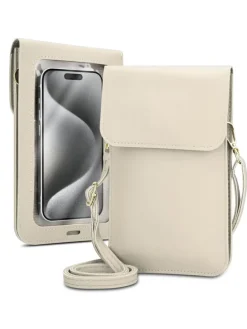 Handytasche für Apple iPhone 17 PRO MAX Hülle Umhängetasche in Weiss