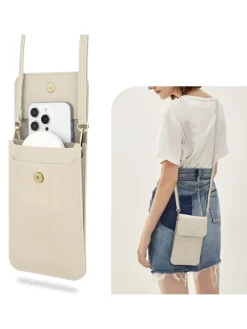 Handytasche für Apple iPhone 17 PRO MAX Hülle Umhängetasche in Weiss