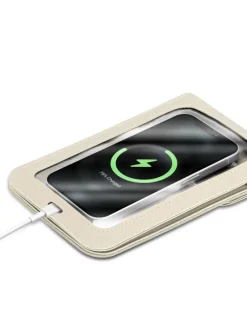 Handytasche für Samsung Galaxy J2 2015 Hülle Umhängetasche in Weiss