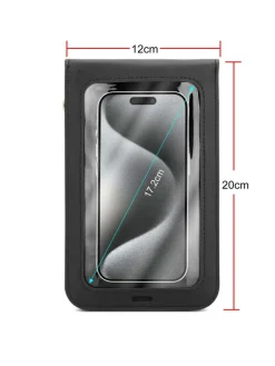 Handytasche für Samsung Galaxy A70e Hülle Umhängetasche in Schwarz