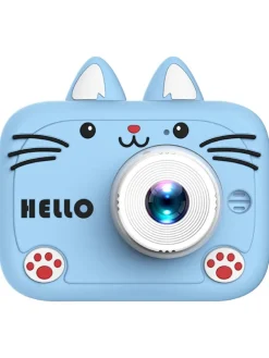 HD-Fotokamera in Hellblau
