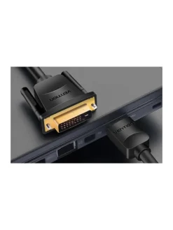 HDMI auf DVI Kabel bidirektional DVI D 24+1 2 Meter