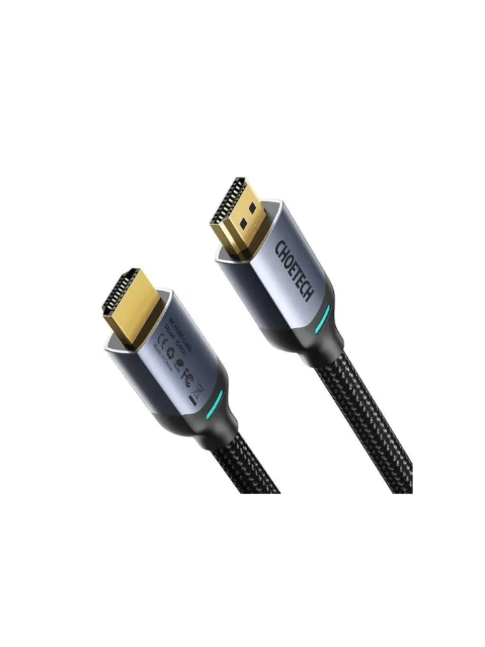 HDMI-zu-HDMI-Kabel, 8K, 2 m (schwarz)