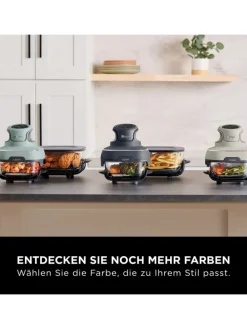 Heißluftfritteuse Crispi FN101EUSG in grün