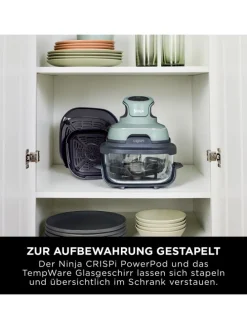 Heißluftfritteuse Crispi FN101EUSG in grün