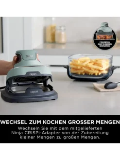 Heißluftfritteuse Crispi FN101EUSG in grün