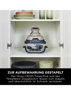 Heißluftfritteuse Crispi FN101EUST in braun