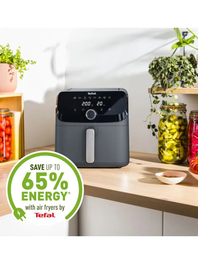 Heißluftfritteuse "Easy Fry Mega" in Schwarz - 7,5 l