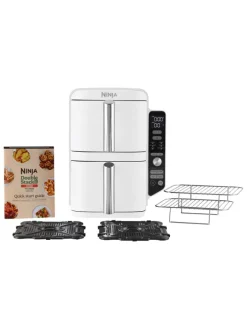 Heißluftfritteuse SL400EU Double Stack 2-Ebenen XL in weiß